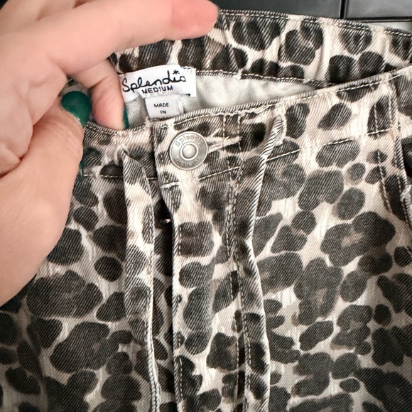 Splendid Gray Leopard Wide-Leg Pants - Picture 10 of 12